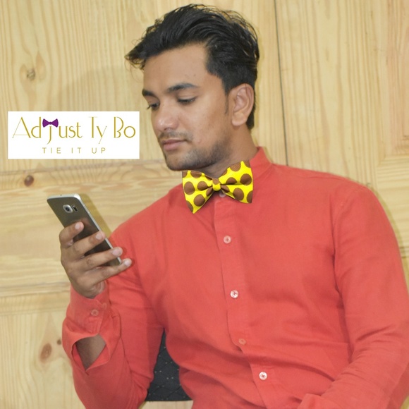 His & Her Handmade Bowtie~Godlove Benjamin-4448G1